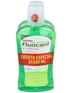 Fluocaril Bi-Fluore Colutorio 2X500Ml.