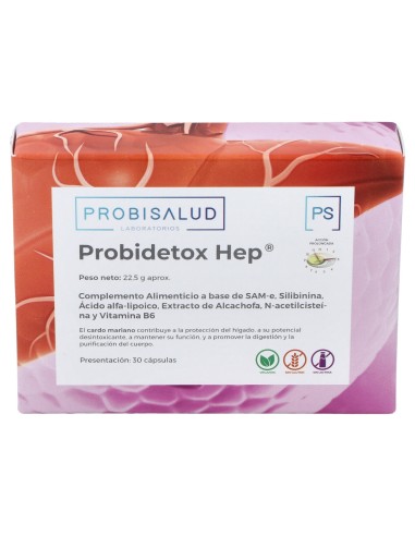 Probisalud Probidetox Hep 30Caps
