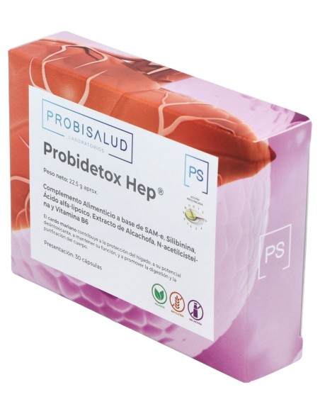 Probisalud Probidetox Hep 30Caps