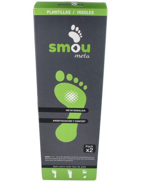 Smou Meta Plantilla Con Descarga Metatarsal 39/40 1 Par
