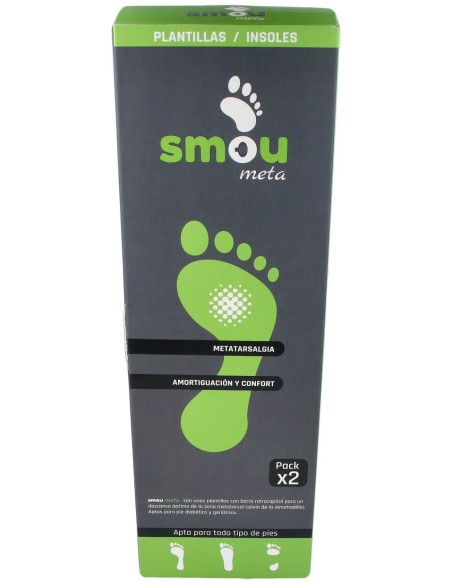 Smou Meta Plantilla Con Descarga Metatarsal 43/44 1 Par