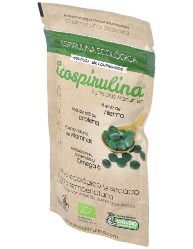 Ecospirulina Espirulina Pura 160Comp