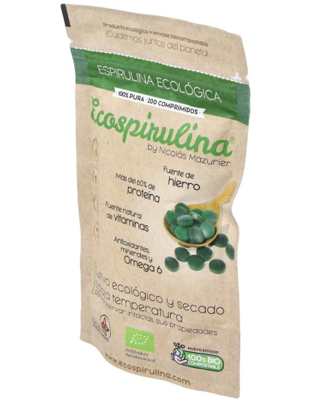 Ecospirulina Espirulina Pura 160Comp