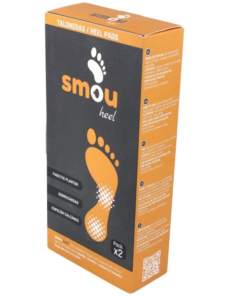 Smou Heel Talonera Larga Fascitis Y Espolón 39/40/41 1 Par