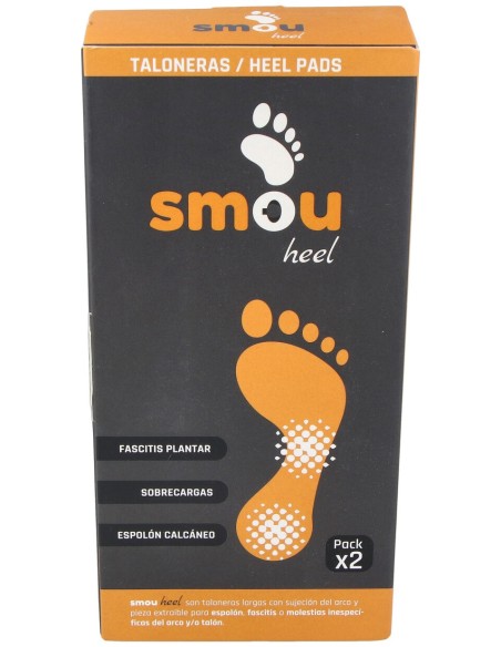 Smou Heel Talonera Larga Fascitis Y Espolón 42/43/44 1 Par