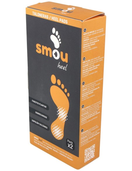 Smou Heel Talonera Larga Fascitis Y Espolón 42/43/44 1 Par