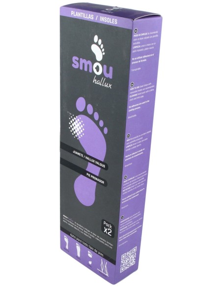 Smou Hallux Plantilla Para Juanete Y Pie Pronado 45/46 1 Par