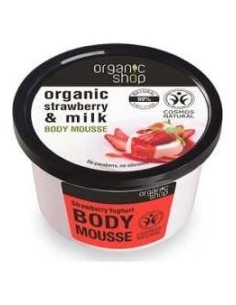Organic Shop Mousse Corporal Yogur De Fresa 250Ml