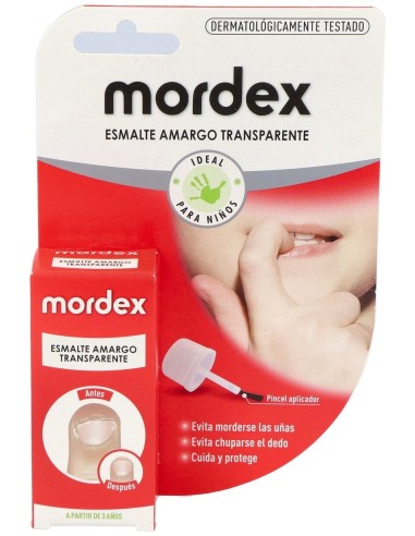 Mordex-X Esmalte Amargo Transparente 9Ml.