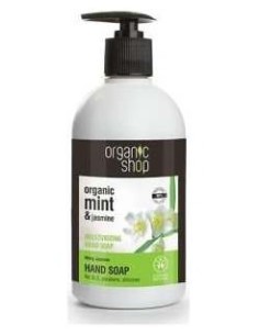 Organic Shop Jabón De Manos Hidratante Jazmín Mentolado...
