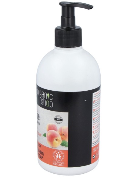 Organic Shop Jabón De Manos Nutritivo Rosa Melocotón 500Ml