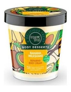 Organic Shop Crema Corporal Reparadora Batido De Plátano...