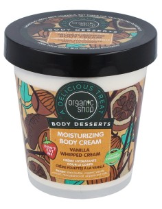 Organic Shop Crema Corporal Hidratante Vainilla 450Ml