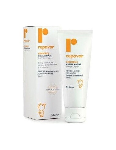 Repavar Pediatrica Crema Pañal 75Ml.
