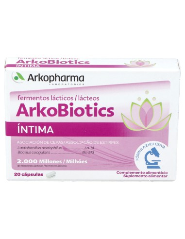 Arkobiotics Intimina Flora Vaginal 20Cáps