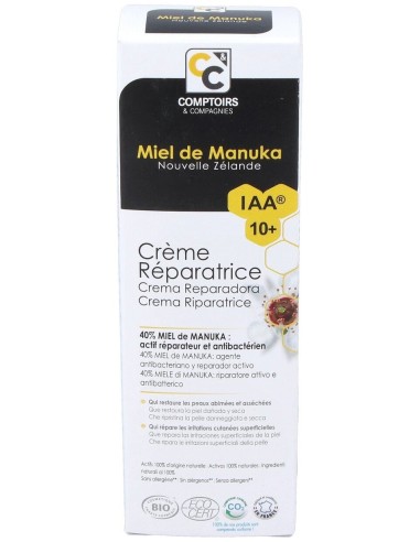 Crema Reparadora 40% Miel Manuka Iaa10+ 40Ml.