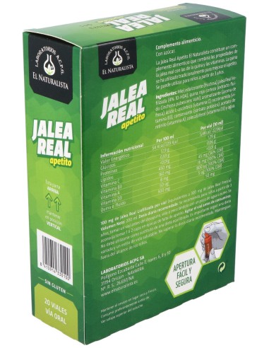 El Naturalista Jalea Apetito Con Quina 20 Viales