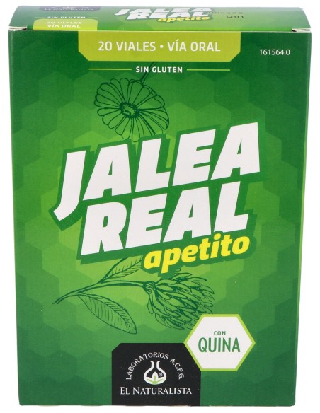 El Naturalista Jalea Apetito Con Quina 20 Viales