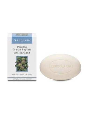 Jabon Sin Jabon Facial Bardana Pastilla 100Gr.