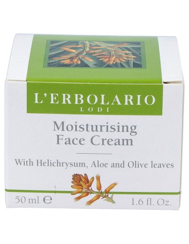 Crema Facial Hidratante Helicriso Y Aloe 50Ml.