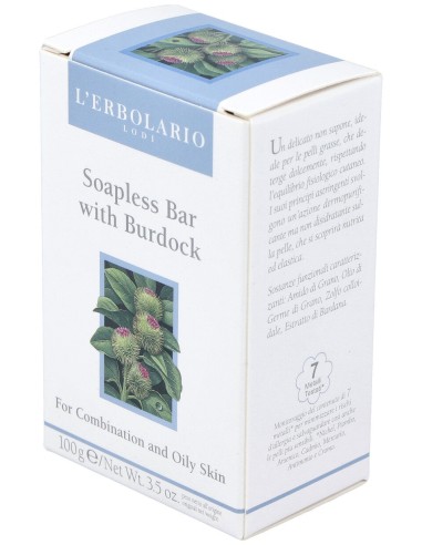 Jabon Sin Jabon Facial Bardana Pastilla 100Gr.