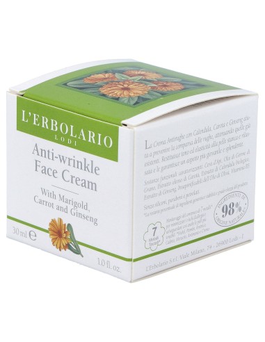 Crema Facial Antiarrugas Calendula Zanahoria 30M