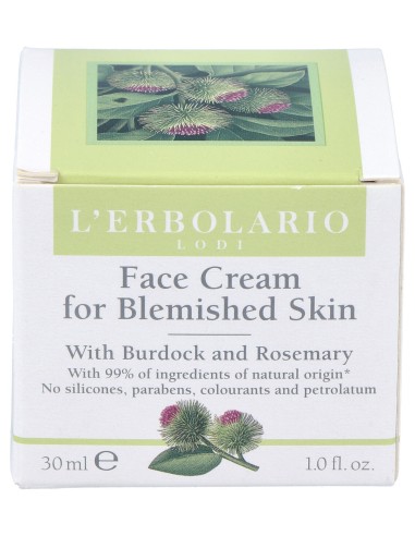 Crema Facial Bardana Romero Pieles Impuras 30Ml.
