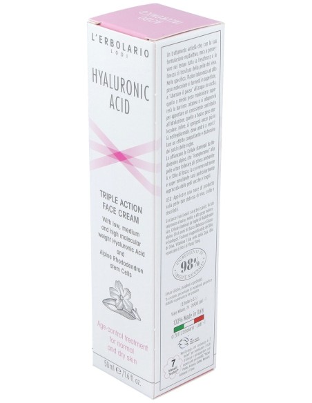 Acido Hialuronico Crema Facial Pieles Normales 50M