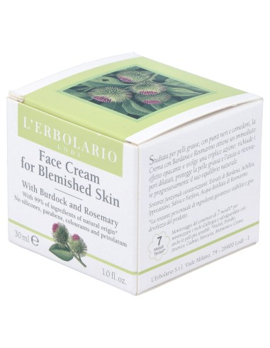 Crema Facial Bardana Romero Pieles Impuras 30Ml.