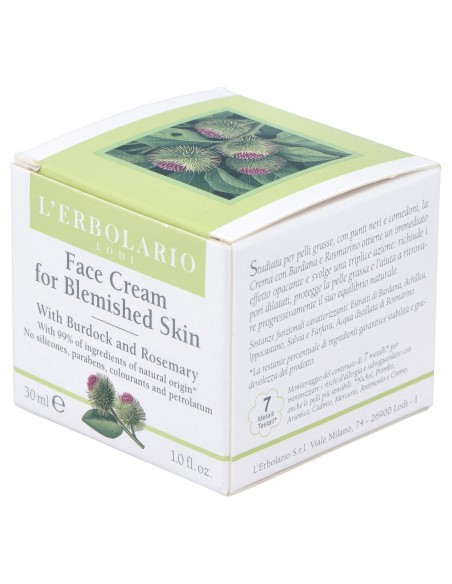 Crema Facial Bardana Romero Pieles Impuras 30Ml.