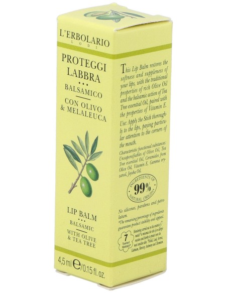 Labios Protector Olivo Y Arbol De Te 4,5Ml.