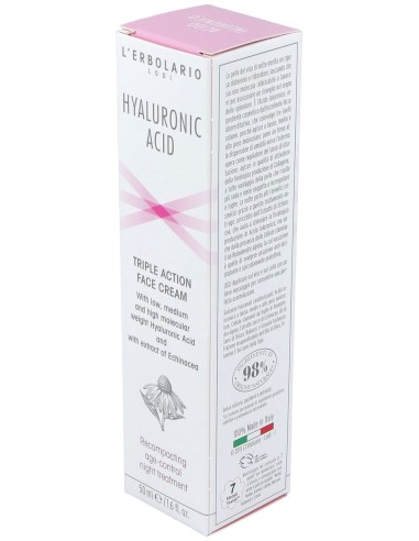 Acido Hialuronico Crema Facial Noche Antiedad 50Ml