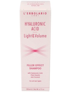 L'Erbolario Champô Ácido Hialurónico Luce&Volume 200Ml