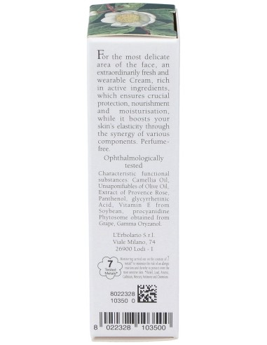 Crema Contorno De Ojos A La Camelia Y Semillas 15M