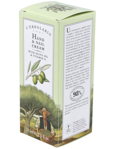 Crema Manos Y Uñas Aceite Oliva 75Ml.