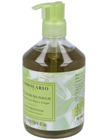 Frescaespuma Hojas Jabon Facial Corporal 500Ml.