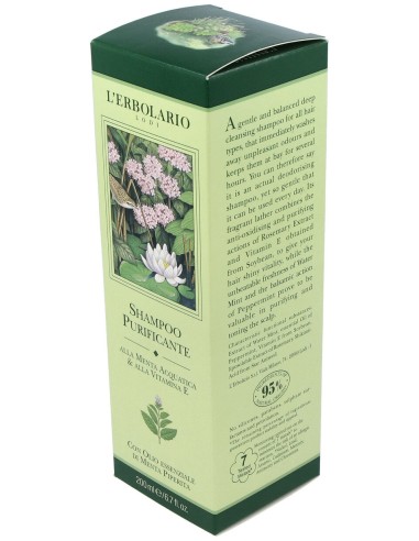 Champu Purificante Menta 200Ml.