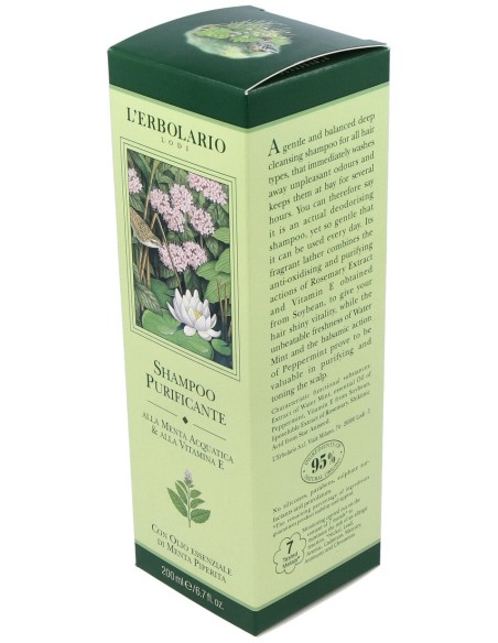 Champu Purificante Menta 200Ml.