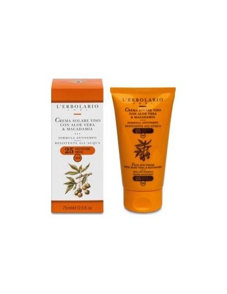Solar Crema Facial Aloe Y Macadamia 75Ml.