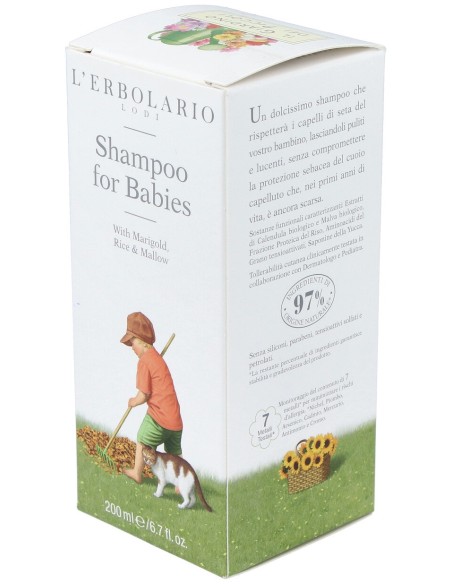 L'Erbolario Champú Bebés 200Ml