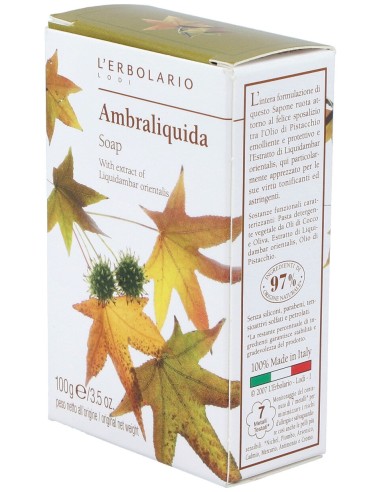 L'Erbolario Ambraliquida Jabon Perfumado...