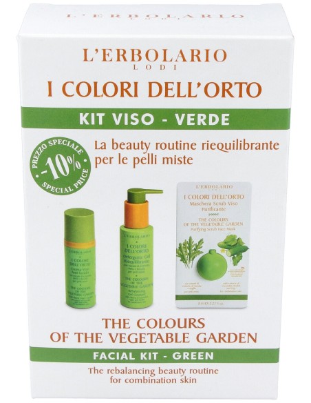 Colores Del Huerto Kit Cara Detergente Crema Masca