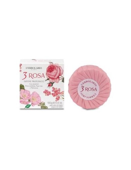 Rosa Jabon Pastilla 100Gr.