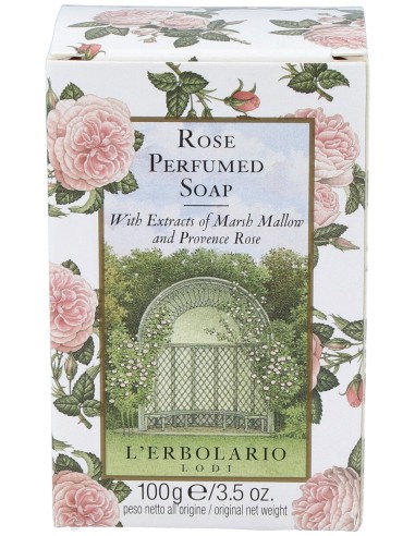 Rosa Jabon Pastilla 100Gr.