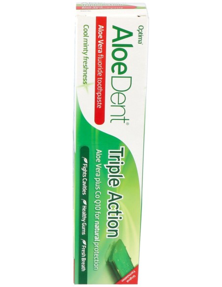 Aloedent Triple Accion Dentifrico Con Fluor 100Ml.