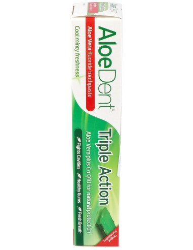 Aloedent Triple Accion Dentifrico Con Fluor 100Ml.