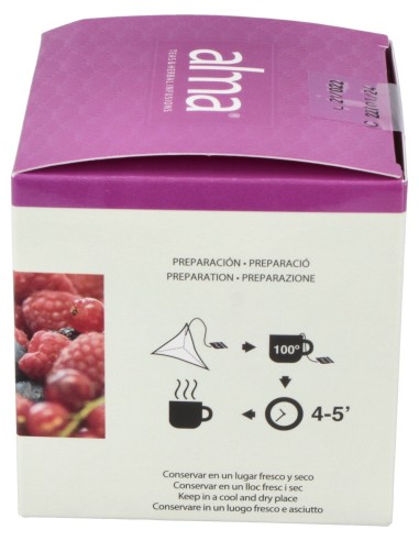 Frutas Del Bosque Infusion 15Piramides.Eco Vegan