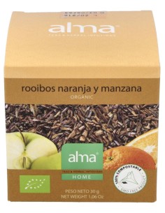 Alma Home Infusión Rooibos Naranja Manzana 15 Bolsas