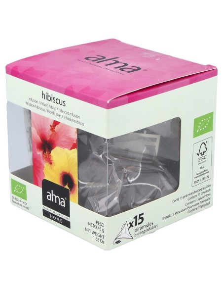 Hibiscus Infusion 15Piramides. Eco Vegan