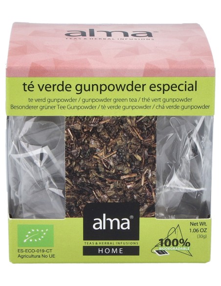 Te Verde Gunpower Infusion 15Piramide. Eco Vegan